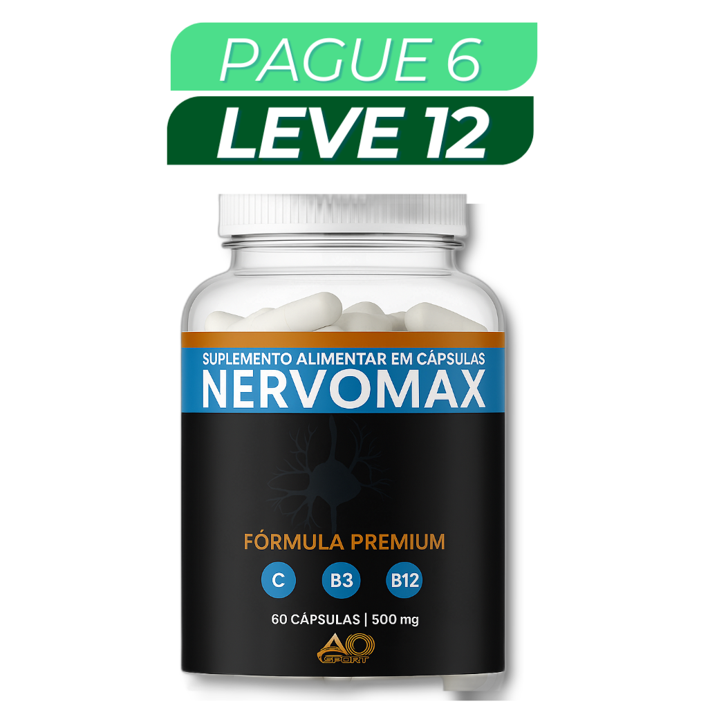 Nervomax - Suplemento Natural - Promoção Exclusiva + Frete Grátis
